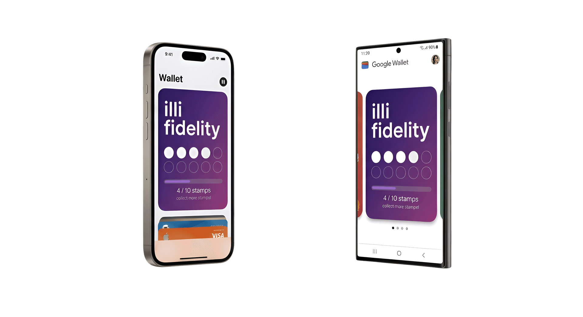 illi fidelity sur iPhone et Android